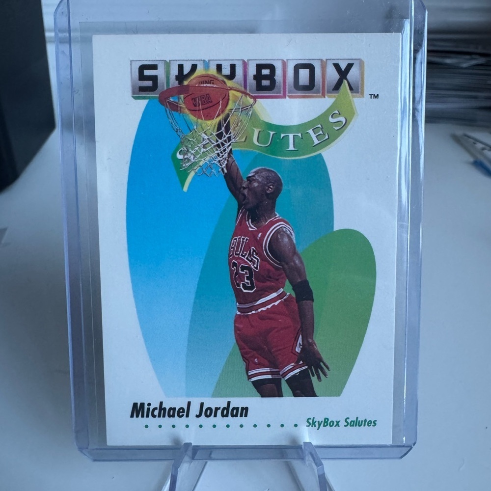 1992 Michael Jordan NBA Skybox Salutes card